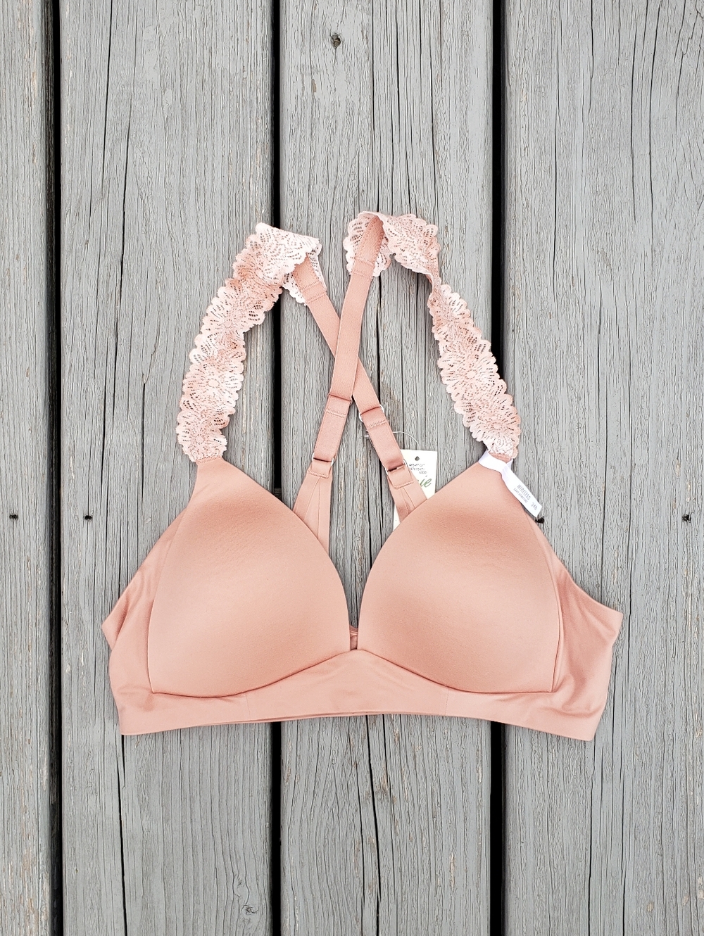 Aerie Wireless Lightly Lined Blossom Lace Trim Bra - 34B